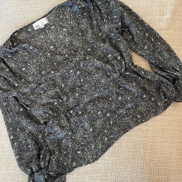 Nordstrom Tops Peasant Blouse With An Attached Undershirt Poshmark